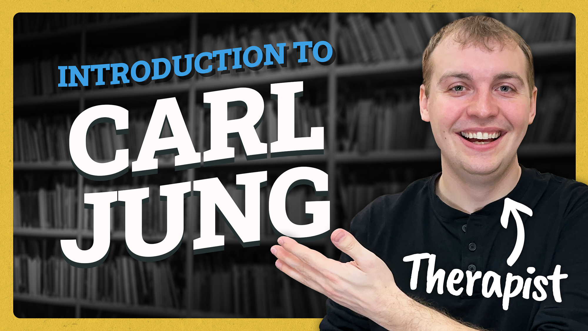 Video thumbnail showing featuring Keegan, a therapist, with text that says Introduction to Carl Jung