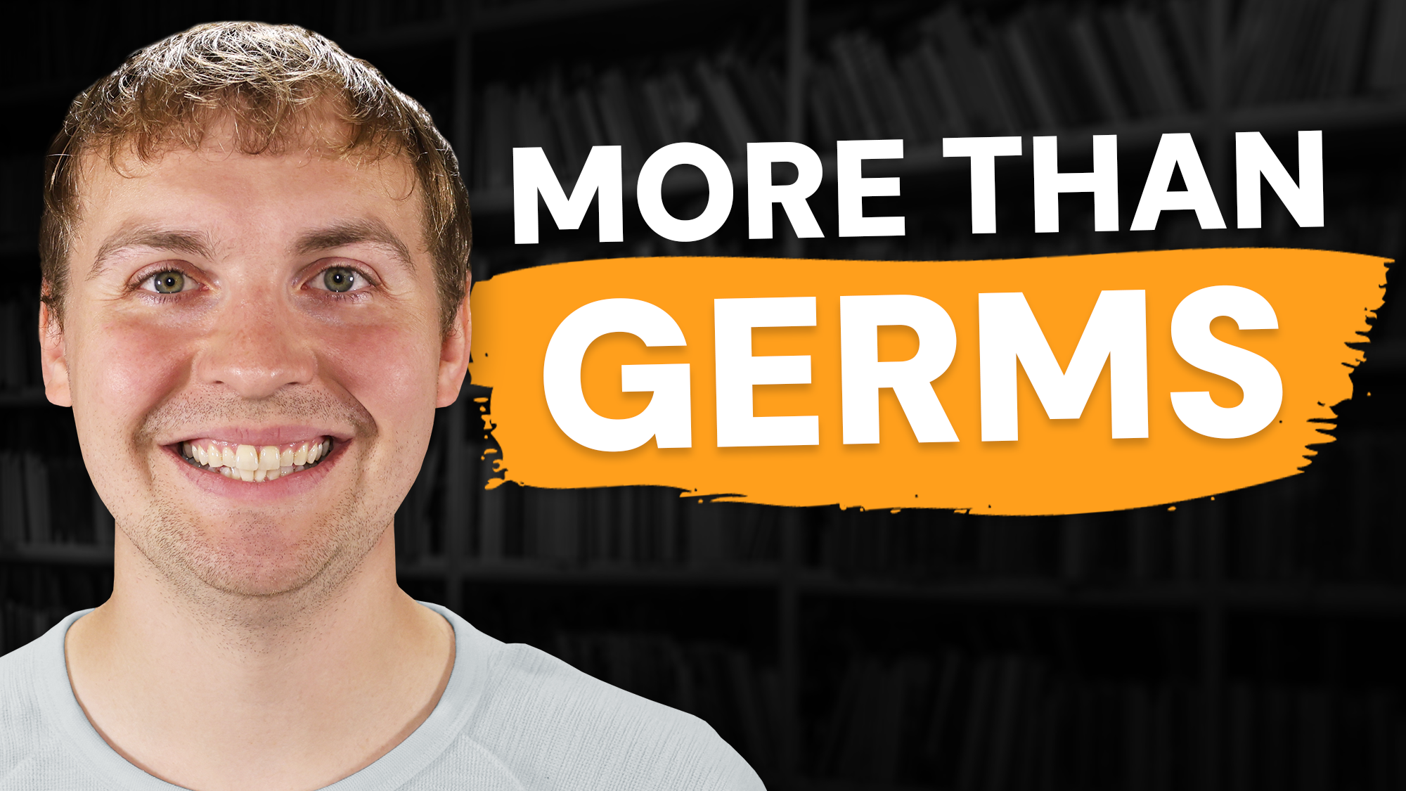 Video thumbnail showing featuring Keegan, a therapist, with text that says More Than Germs